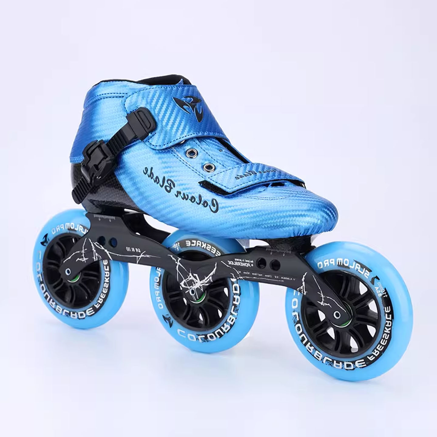 男女童大三轮滑鞋冰刀速度溜冰鞋凯雷德专业竞速成人碳纤维速滑鞋 - 图1