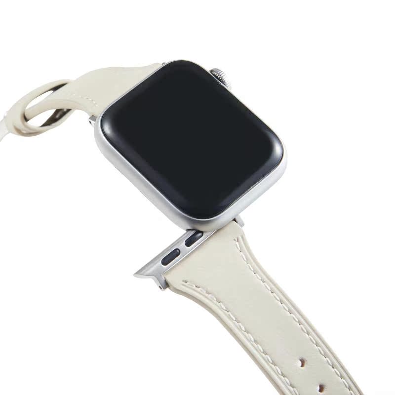 推荐精选舒适柔软羊皮表带 适用于苹果apple watch8 男女士手配件