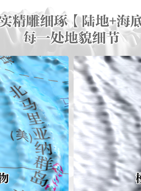 中国和世界地形地图3d立体凹凸