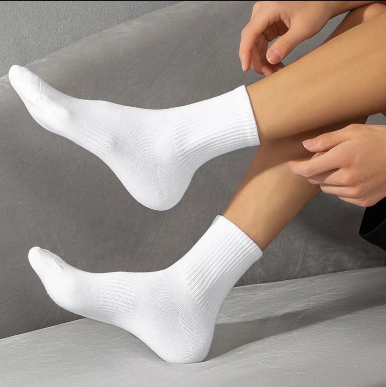 花花公子纯棉袜子男女纯色短袜男生中筒棉袜四季吸汗防臭运动长袜,淘宝优惠券,粉丝福利购,淘宝优惠卷
