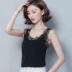 Áo yếm ren nữ 2019 mùa hè mặc v cổ áo đơn giản bên trong áo sơ mi nữ không tay áo sơ mi nhỏ - Áo ba lỗ váy đầm đẹp Áo ba lỗ