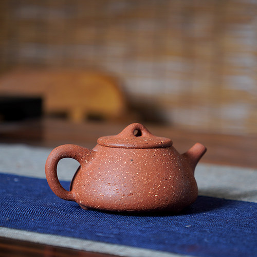 荣昌陶安陶全手工石瓢壶粗陶茶壶四大名陶功夫茶具纯手工非紫砂壶 - 图2