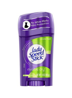 美国Lady Speed Stick止汗膏消臭石固体香水男女香体持久清新腋下