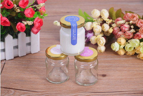 25ml精白料玻璃瓶75ml 100ml喜蜜带盖小号密封罐燕窝包装瓶果酱瓶 - 图2