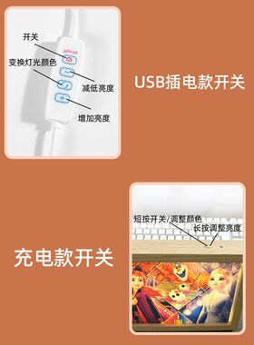 尼卡五档路飞灯光画线条抖音同款相框定制海贼贼王索隆动漫小夜灯
