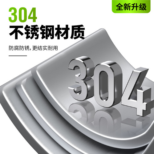 304不锈钢万向轮支架瓦兴支架3寸4寸脚轮架子5寸万向轮防水带刹车 - 图2