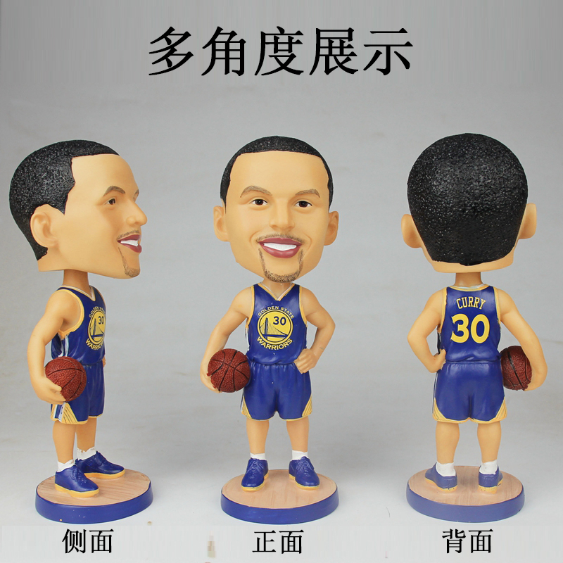 nba篮球公仔库里科比欧文詹姆斯手办模型生日礼物玩偶送男生周边 - 图1