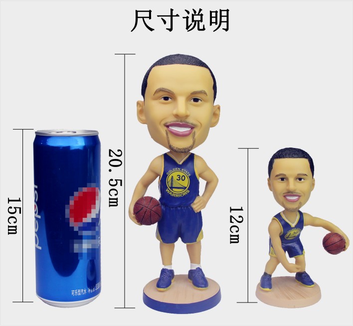 nba篮球公仔库里科比欧文詹姆斯手办模型生日礼物玩偶送男生周边 - 图2