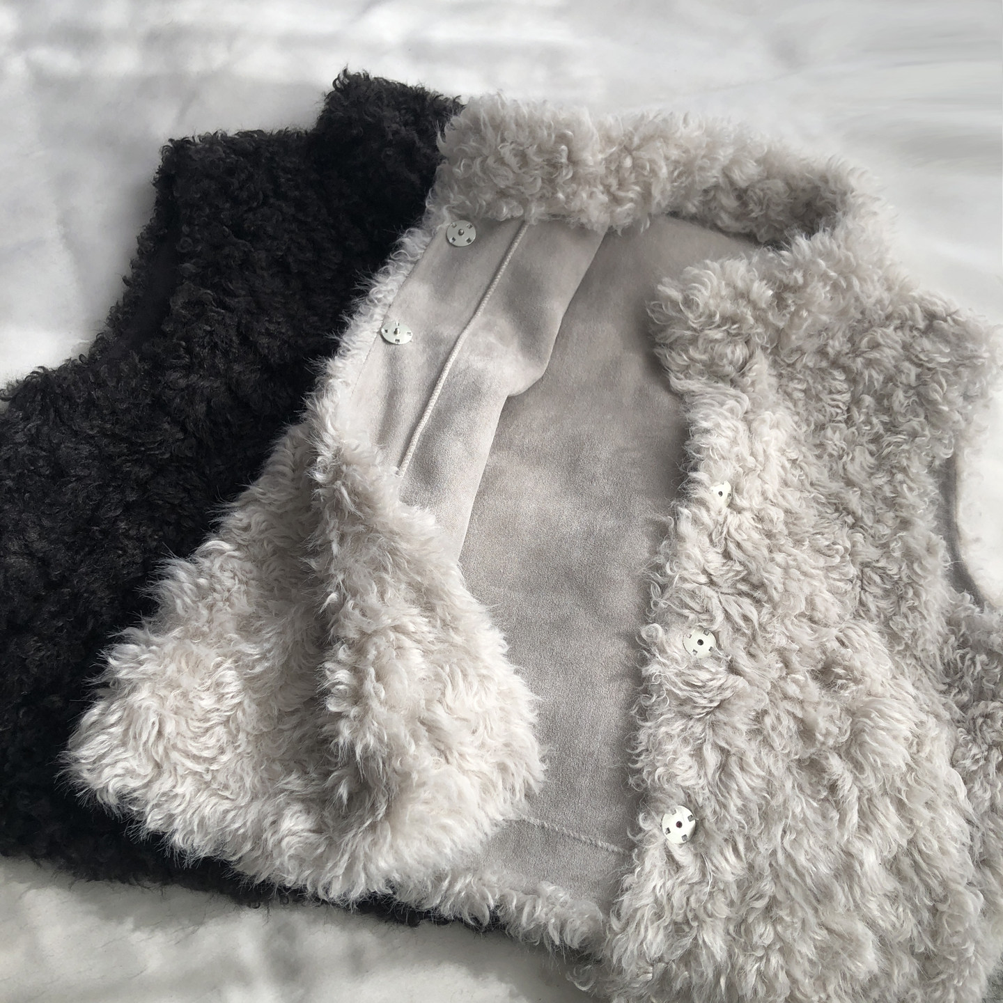 托斯卡纳 皮毛一体羊毛立领保暖马甲背心韩版叠穿坎肩上衣外套冬,淘宝优惠券,粉丝福利购,淘宝优惠卷