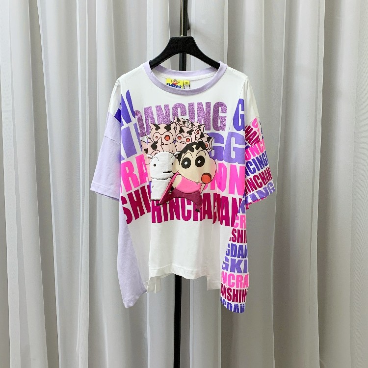 only ice2020夏季新款蜡笔小新t恤 圆子小姐外贸店T恤