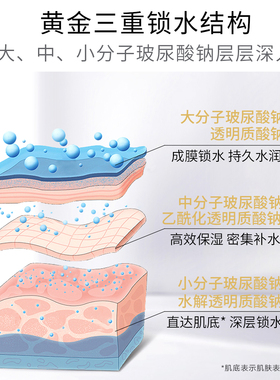 韩后黄金箔玻尿酸次抛面部精华液