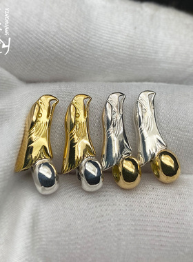 银创鹫见太郎纯金鹰头隔珠配珠