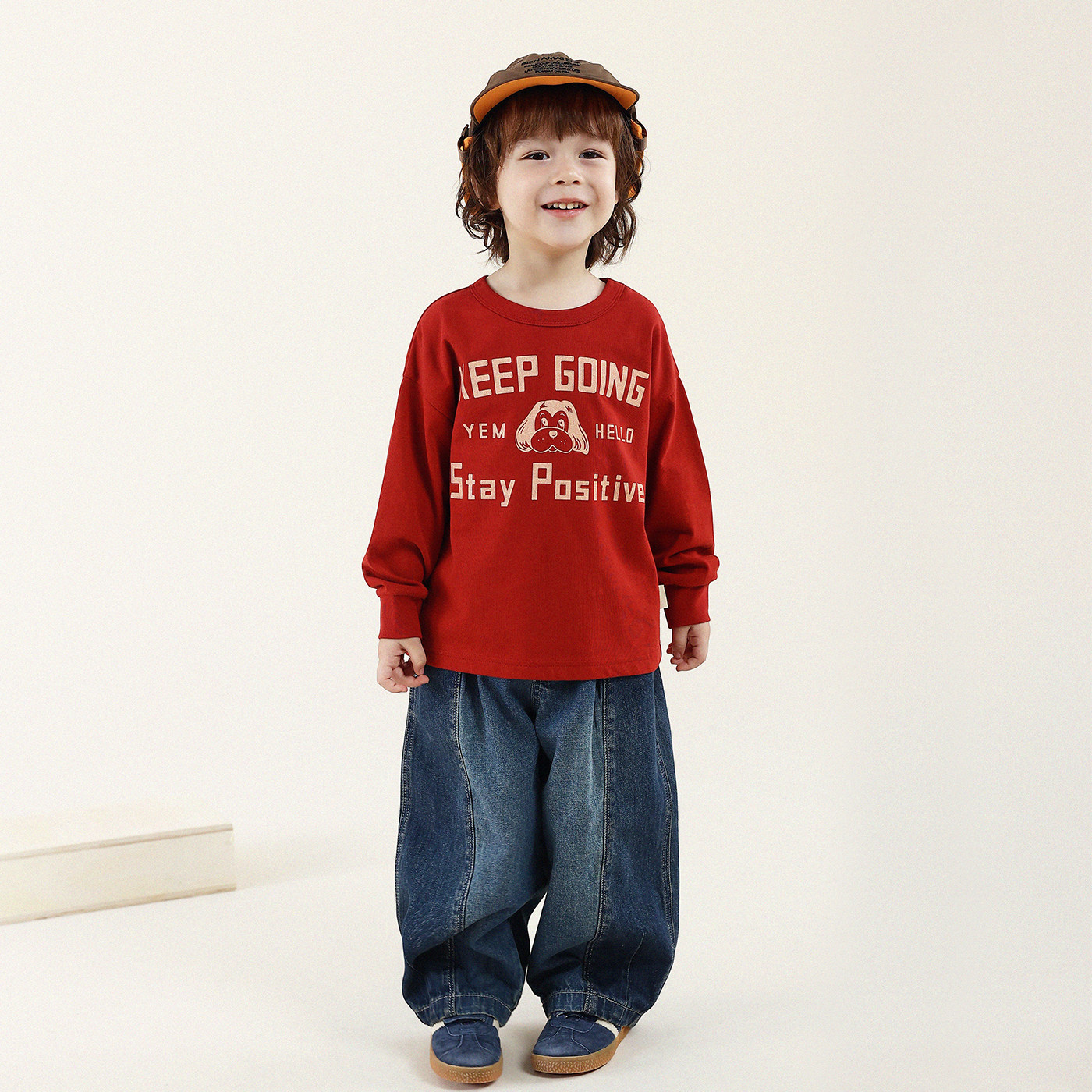 宝宝秋季百搭纯棉卡通长袖T恤允儿妈男童2025新款打底衫儿童上衣,淘宝优惠券,粉丝福利购,淘宝优惠卷