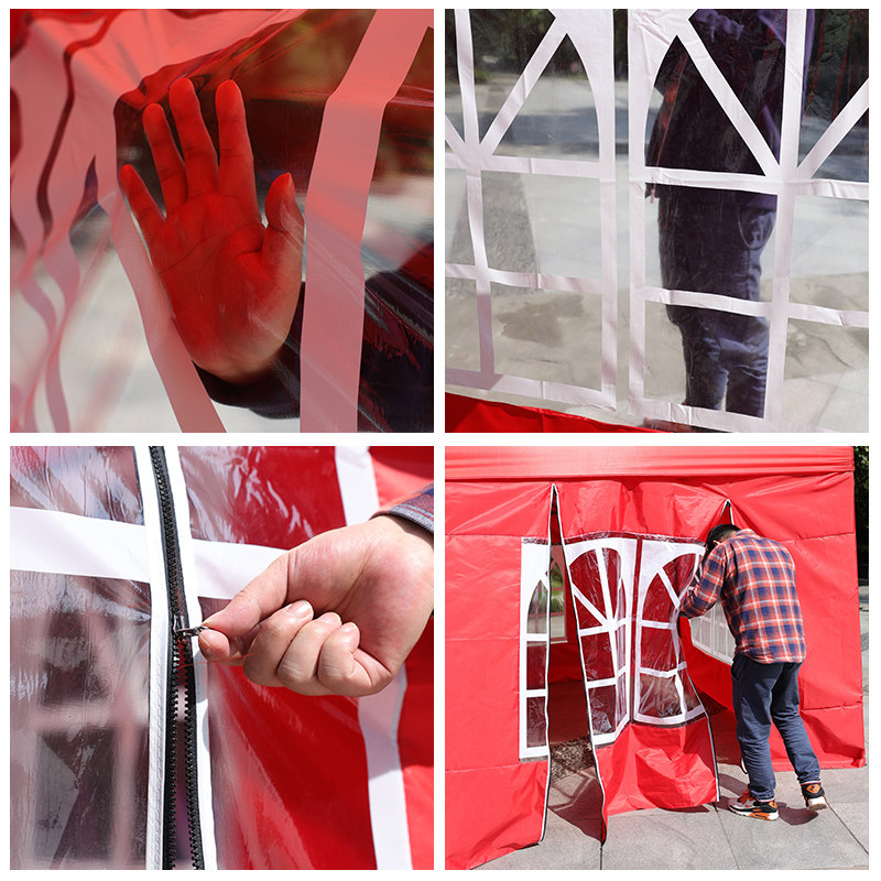 帐篷围布透明加厚摆摊四脚伞挡风布雨棚四角大棚四周防风保暖围挡,淘宝优惠券,粉丝福利购,淘宝优惠卷