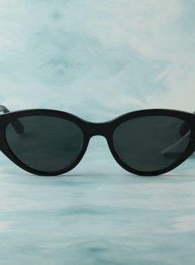 黑色小墨镜帕莎小脸形