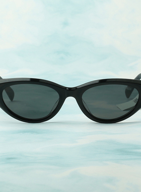 帕莎千金框PS3062复古猫眼墨镜