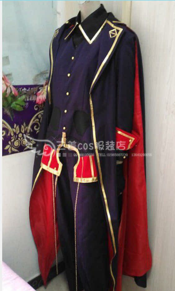 dnf时装地下城与勇士DNF男魔法  血法师  cosplay服装  三姜cosplay服装