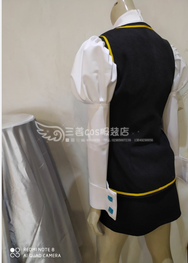 【量身定制】三姜cosplay服装专业定制 逆转裁判 狩魔冥 裙子套装 - 图2