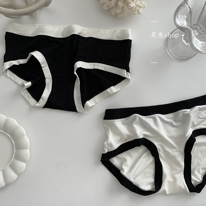 经典白边三角撞色欧美冷淡风内裤莫代尔柔软少女低腰性感某兔shop,淘宝优惠券,粉丝福利购,淘宝优惠卷