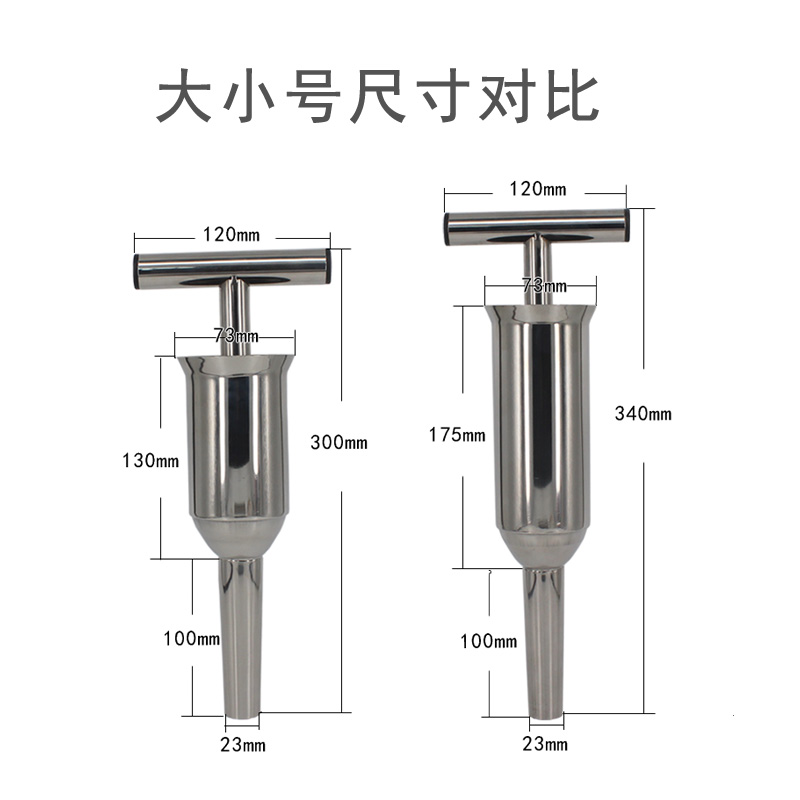 肠衣灌香肠器304不锈钢手动家用小型灌肠机灌腊肠器做香肠工具 - 图2