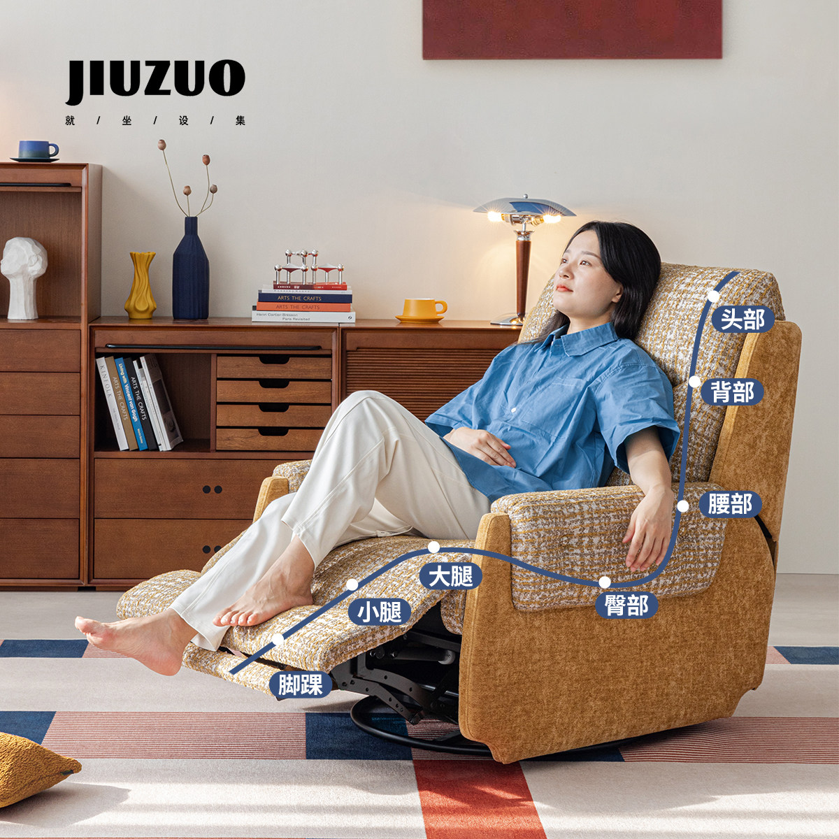 就坐设集 布艺沙发椅客厅多功能单椅客厅电动休闲椅家用躺椅,淘宝优惠券,粉丝福利购,淘宝优惠卷