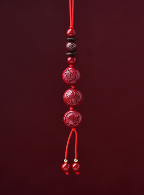 2026生肖红绳百解肖鼠兔牛马载金宝挂饰挂件鸿运当头随身手绳