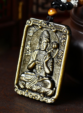 金曜石本命佛吊坠情侣12生肖2026年马本命年大势至菩萨守护神项链