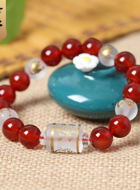 白虎猴鼠龙三合六合五行八卦手链