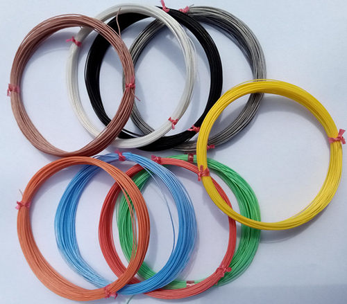 镀银线 柔软线 耐温耐油高温线 7X0.08 信号线  绕包线外径0.48mm - 图2