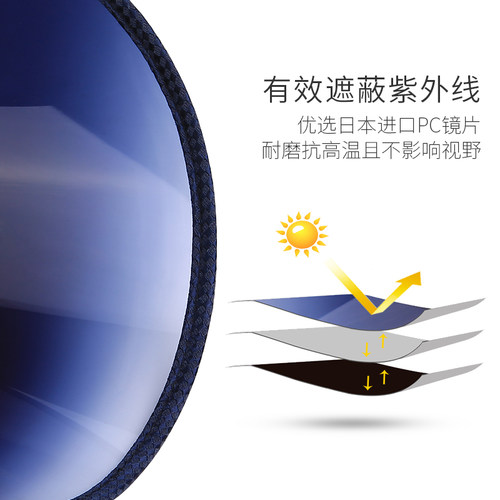 防晒紫外线遮阳帽女UPF50+夏天骑电动车防风遮脸面罩大帽檐太阳帽 - 图2