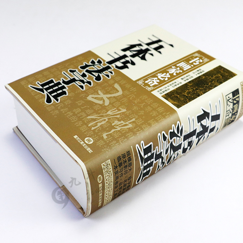 正版1000余页五体书法字典行草楷书隶书篆书中国毛笔字常用字海赵孟頫颜真卿曹全碑王羲之欧阳询书画家临摹鉴赏笔画索引一本通大全