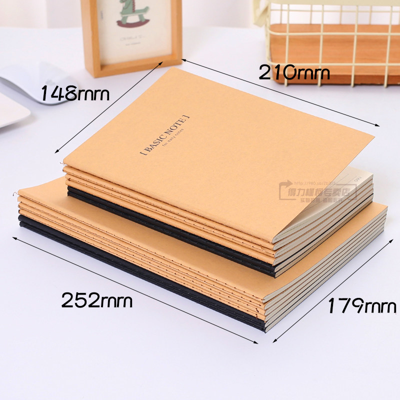 得力牛皮纸笔记本记事本简约b5车线本加厚软抄本学生a5会议记录本横线本办公商务用品记事本复古缝线本软面抄,淘宝优惠券,粉丝福利购,淘宝优惠卷