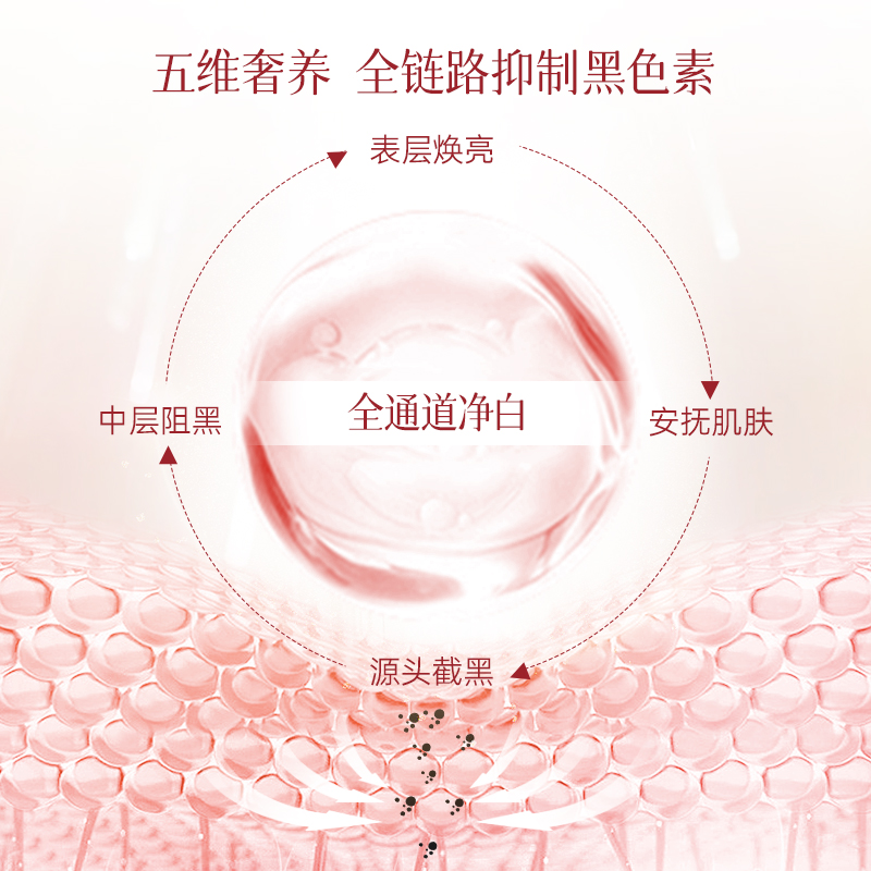 艾玛丝沁白精华水玫瑰美白祛斑精华水液面部补水保湿提亮肤色淡斑