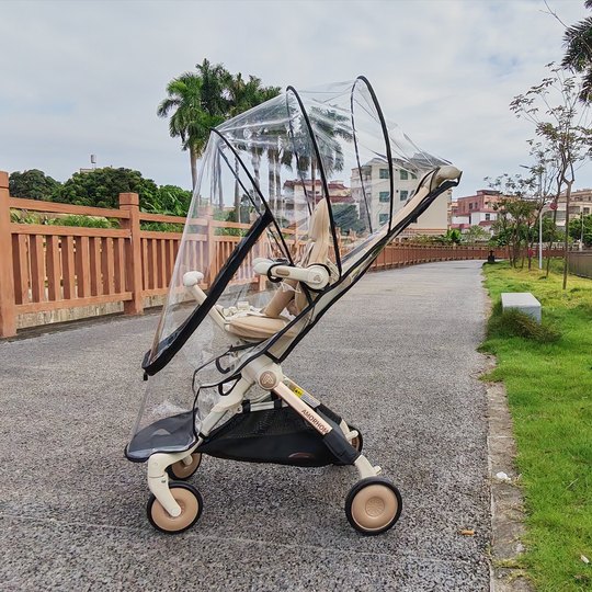 Amorhome遛娃神器雨罩扶手皮套AM溜娃防蚊帐挡风保暖婴儿车配件