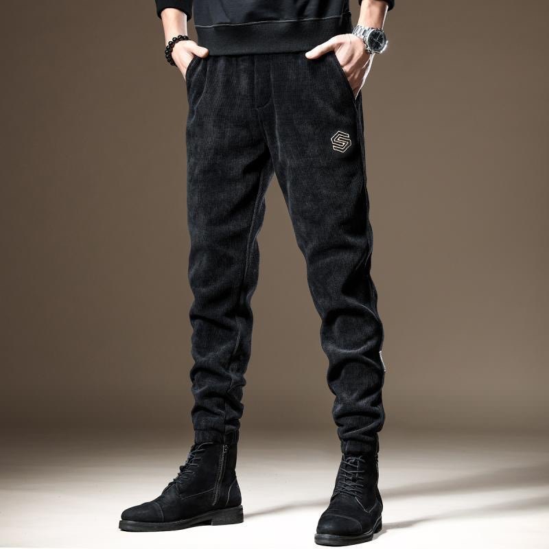 秋冬加绒加厚时尚工装裤男哈伦潮牌宽松束脚休闲裤男士大码运动裤,淘宝优惠券,粉丝福利购,淘宝优惠卷