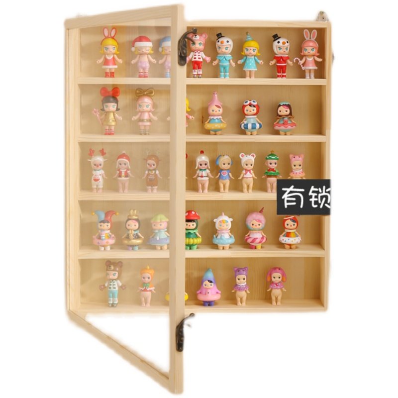 盲盒收纳展示架手办娃娃架子透明摆柜亚克力泡泡玛特展示盒挂墙,淘宝优惠券,粉丝福利购,淘宝优惠卷