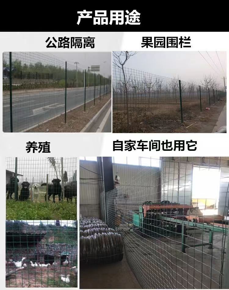 果园养殖网家用铁丝网防护网鸭鱼塘硬鸡塑防护网围栏养殖护栏网鹅-图0