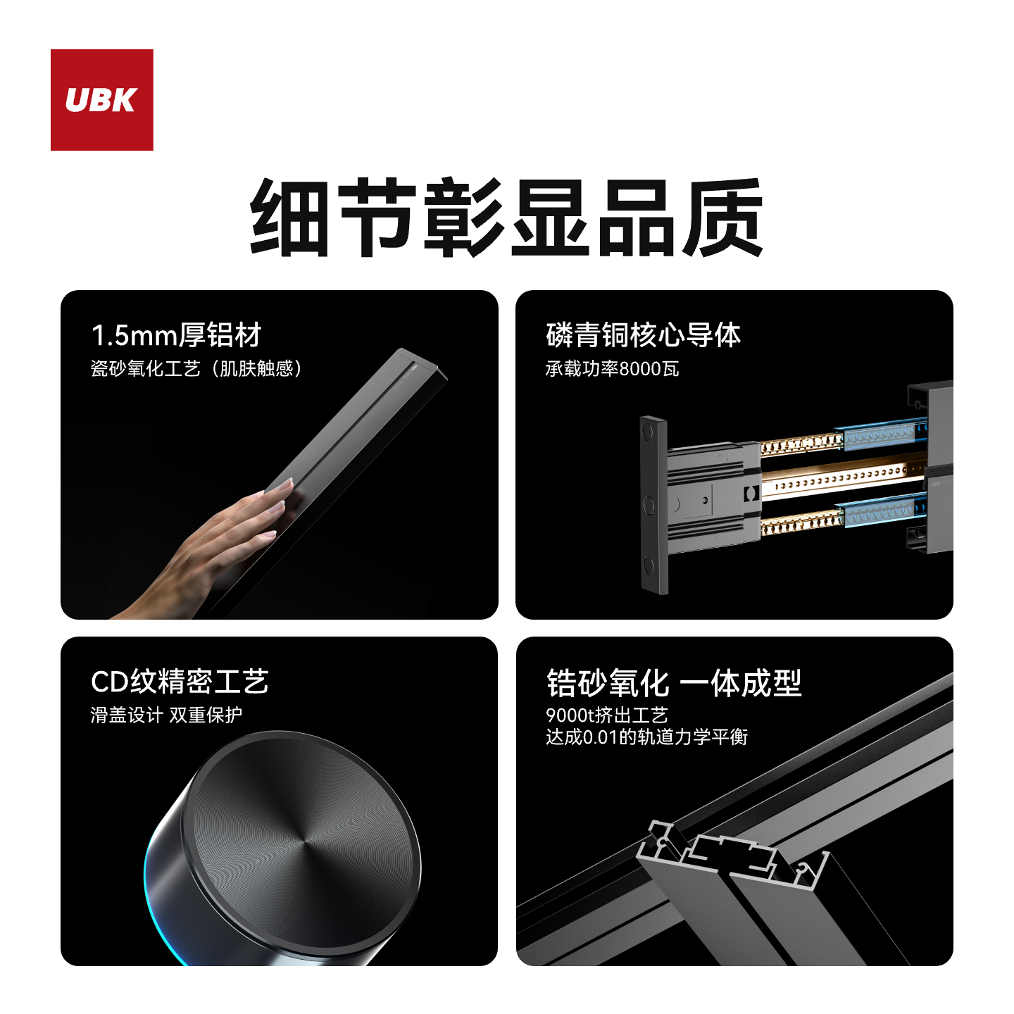 优必克轨道插座USB感应灯可移动电力滑轨滑动家用明装导轨式排插,淘宝优惠券,粉丝福利购,淘宝优惠卷