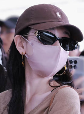 宋祖儿同款墨镜女长圆脸优雅个性