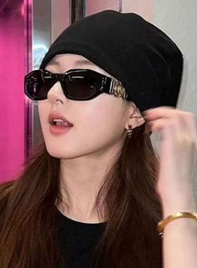 赵露思同款港风复古猫眼墨镜个性