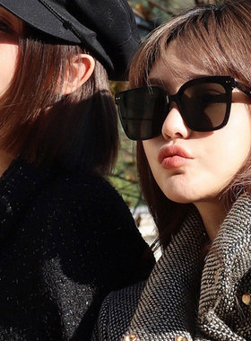 方形大框墨镜女时尚偏光防紫外线