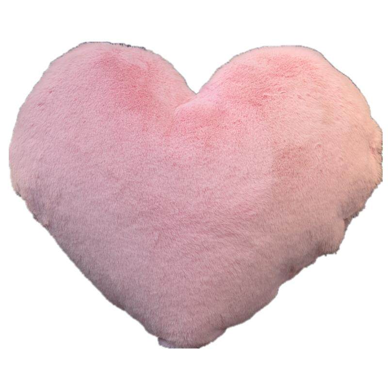 可爱纯色羊毛抱枕汽车靠枕爱心形沙发腰垫毛绒靠垫女生日礼物抱枕,淘宝优惠券,粉丝福利购,淘宝优惠卷