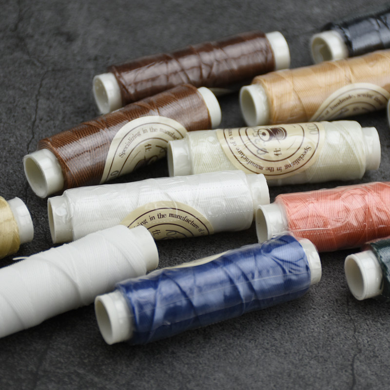 0.35mm圆蜡线40米皮革手缝线手工DIY皮具工具黑色白色棕热缩花蕊,淘宝优惠券,粉丝福利购,淘宝优惠卷