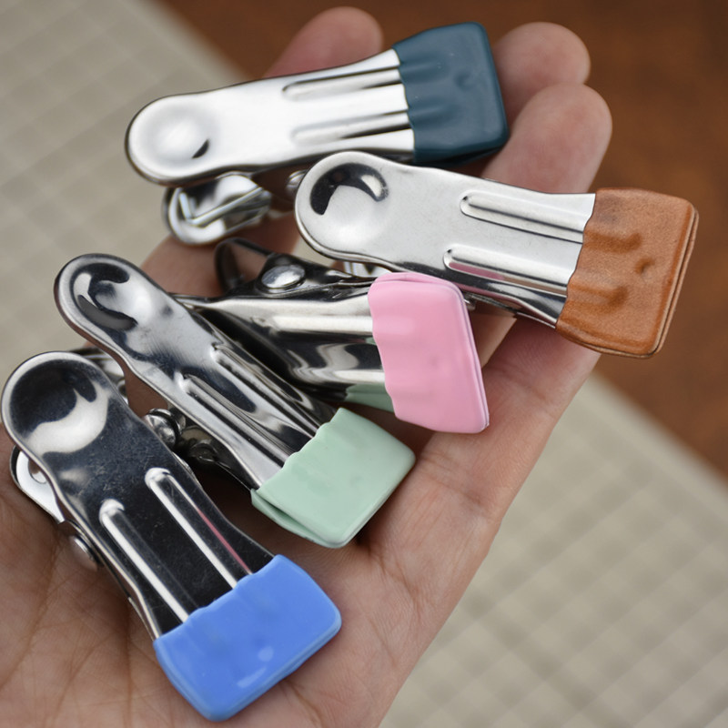 浸胶头夹子5个植鞣革塑形辅助固定夹不伤皮手工diy不锈钢皮革布艺,淘宝优惠券,粉丝福利购,淘宝优惠卷