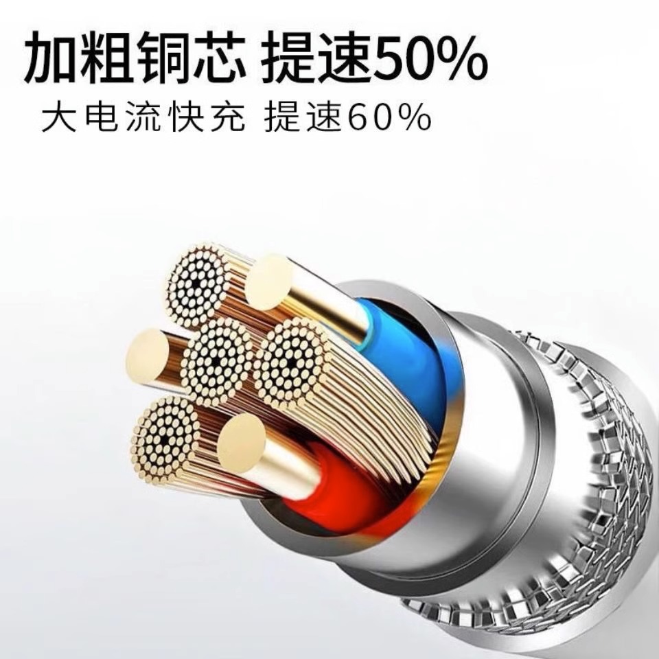 适用苹果数据线快充iPhone12/11/13/xr/xs/6/7/8plusb手机充电线 - 图1