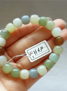 收藏新疆和田玉手串精选老型珠