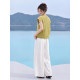 Mohan Yimei ປອມຊຸດສອງສິ້ນທີ່ມີ ramie ແລະ Tencel