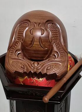 木鱼紫檀木声音悠扬庄严殊胜