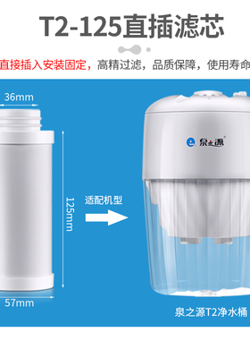 泉之源陶瓷滤芯多品牌通用活性碳