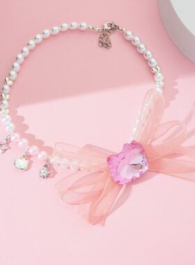 珍珠脖颈串珠KT仿批发礼物链吊